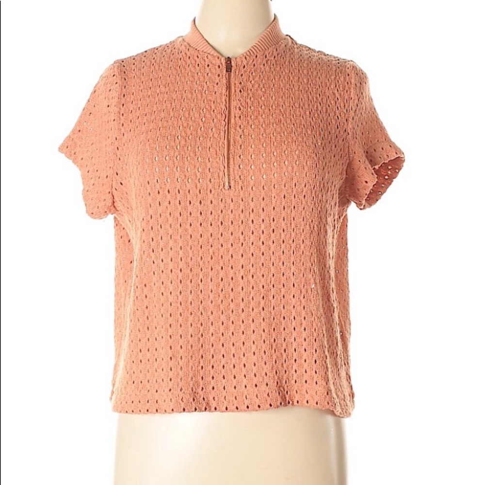 ZARA Collection Pull over sweater peach size large